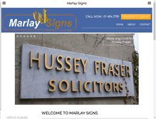 Tablet Screenshot of marlaysigns.ie